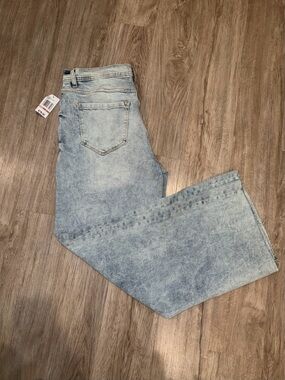 NWT Kensie Women’s The Kaya High Rise Wide Leg Jeans - Size 12 - 31” Length